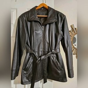 Jacqueline Ferrar Women's Leather Jacket Vintage